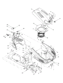 Hood, Fuel Tank, Electrical parts for Yard-Man Lawn Tractor 13BT604G401 / 2003 from AppliancePartsPros.com