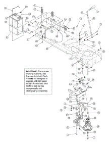 Pto parts for Yard-Man Lawn Tractor 13BT604H755 / 2005 from AppliancePartsPros.com