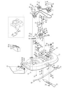 Deck Assembly 42 Inch parts for Yard-Man Lawn Tractor 13BX605G755 / 2007 from AppliancePartsPros.com