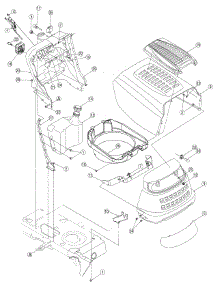 Hood Series 600 parts for Yard-Man Lawn Tractor 13BX605G755 / 2007 from AppliancePartsPros.com