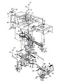 Drive / Lower Frame / Pedal Assembly parts for Yard-Man Lawn Tractor 13BX614G401 / 1998 from AppliancePartsPros.com