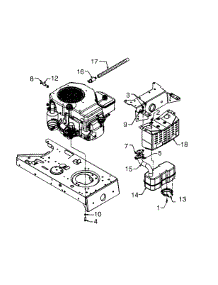 Muffler parts for Yard-Man Lawn Tractor 13BX614G401 / 1998 from AppliancePartsPros.com
