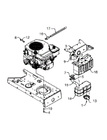 Muffler (Kohler) parts for Yard-Man Lawn Tractor 13BX694G401 / 1998 from AppliancePartsPros.com
