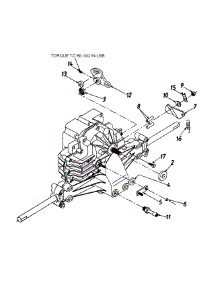 Transmission Complete parts for Yard-Man Lawn Tractor 13BX694G401 / 1998 from AppliancePartsPros.com