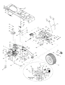 Drive & Rear Wheels parts for Yard-Man Lawn Tractor 13CX614G401 / 2003 from AppliancePartsPros.com