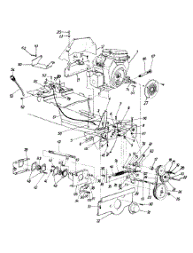 Drive Pto / Belt, Pto / Engine, Shields / Controls, Pto parts for Yard-Man Garden Tractor 144-998P401 / 1994 from AppliancePartsPros.com
