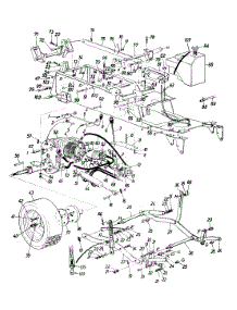 Speed Control / Driveshaft / Pedal Assembly / Brakes parts for Yard-Man Garden Tractor 144-998P401 / 1994 from AppliancePartsPros.com