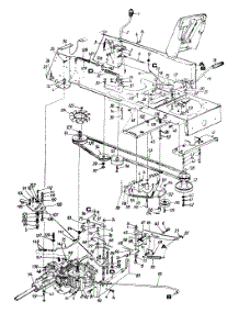 Drive / Hitch Plate / Controls, Transmission / Pedal Assembly parts for Yard-Man Garden Tractor 144W834P401 / 1994 from AppliancePartsPros.com