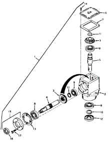 Right Angle Drive Box parts for Yard-Man Garden Tractor 145-993-401 / 1995 from AppliancePartsPros.com