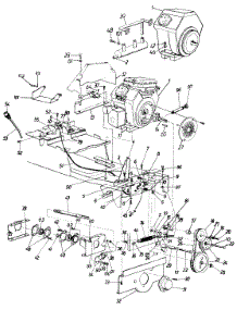 Engine, External / Pto Drive / Muffler parts for Yard-Man Garden Tractor 145-999-401 / 1995 from AppliancePartsPros.com