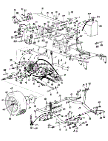 Wheels, Rear / Lift Assembly / Fuel Tank / Lift, Rear / Cylinder, Hydraulic parts for Yard-Man Garden Tractor 145-999-401 / 1995 from AppliancePartsPros.com