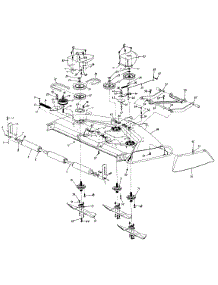 Mowing Deck parts for Yard-Man Garden Tractor 145Y834P401 / 1995 from AppliancePartsPros.com