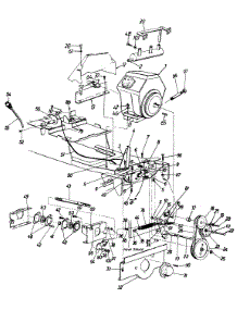 Engine And Pulley System parts for Yard-Man Garden Tractor 146-999-401 / 1996 from AppliancePartsPros.com