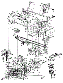 Drive / Pedal Assembly / Pto Clutch / Speed Control parts for Yard-Man Garden Tractor 146W834H401 / 1996 from AppliancePartsPros.com
