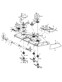 Deck Assembly parts for Yard-Man Garden Tractor 146Y834P401 / 1996 from AppliancePartsPros.com