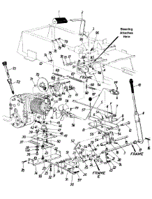 Pedal Assembly / Drive / Control Linkage / Brakes / Dipstick, Transmission parts for Yard-Man Garden Tractor 14A-999-401 / 1997 from AppliancePartsPros.com