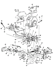 Pto Assembly / Muffler / Frame Assembly parts for Yard-Man Garden Tractor 14A-999-401 / 1997 from AppliancePartsPros.com