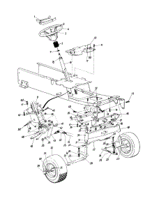 Wheels, Front / Steering Assembly / Axle, Front parts for Yard-Man Garden Tractor 14A-999-401 / 1997 from AppliancePartsPros.com