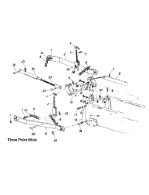 Hitch Assembly parts for Yard-Man Garden Tractor 14A-999-401 / 1998 from AppliancePartsPros.com