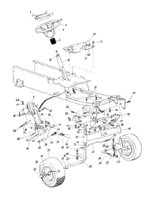 Wheels, Front / Axle, Front / Steering Assembly parts for Yard-Man Garden Tractor 14A-999-401 / 1998 from AppliancePartsPros.com