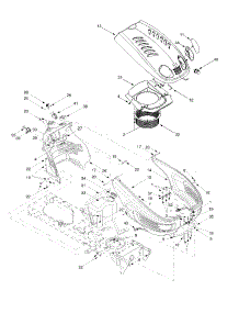 Hood & Electrical parts for Yard-Man Garden Tractor 14AR814K401 / 2002 from AppliancePartsPros.com