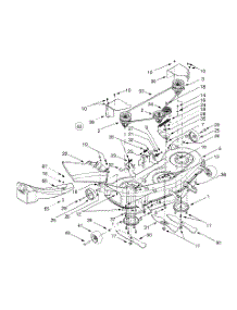 Deck Assembly "H" parts for Yard-Man Garden Tractor 14AU804H401 / 2000 from AppliancePartsPros.com