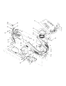 Hood Style 4 parts for Yard-Man Garden Tractor 14AU804H401 / 2000 from AppliancePartsPros.com