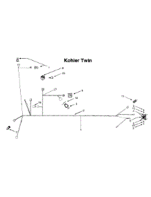 Electrical Kohler Twin parts for Yard-Man Garden Tractor 14AV804P401 / 1999 from AppliancePartsPros.com