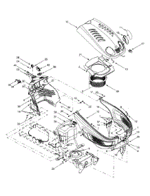 Hood Style "4" parts for Yard-Man Garden Tractor 14AV804P401 / 2001 from AppliancePartsPros.com