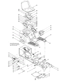 Seat, Fender, Frame Components parts for Yard-Man Garden Tractor 14AW804H401 / 2000 from AppliancePartsPros.com
