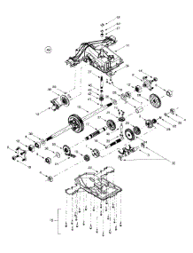 Transmission Assembly parts for Yard-Man Garden Tractor 14AW804P401 / 2001 from AppliancePartsPros.com