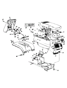Hood Style 4 parts for Yard-Man Garden Tractor 14AW834H401 / 1999 from AppliancePartsPros.com
