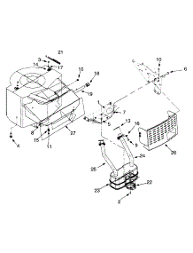 Muffler / Engine Accessories parts for Yard-Man Garden Tractor 14AW834H401 / 1999 from AppliancePartsPros.com