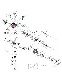Transmission parts for Yard-Man Garden Tractor 14AY834P401 / 1998 from AppliancePartsPros.com