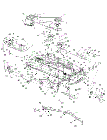 Deck Assembly "K" parts for Yard-Man Garden Tractor 14AZ814K401 / 2003 from AppliancePartsPros.com