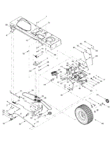 Drive parts for Yard-Man Garden Tractor 14AZ814K401 / 2003 from AppliancePartsPros.com