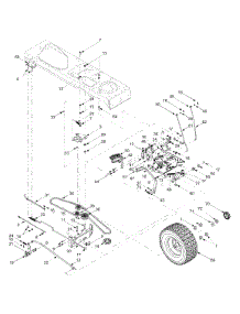 Drive, Controls parts for Yard-Man Garden Tractor 14AZ814K401 / 2004 from AppliancePartsPros.com
