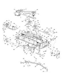 Deck Assembly parts for Yard-Man Garden Tractor 14AZ814K701 / 2004 from AppliancePartsPros.com