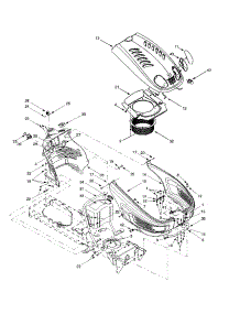 Hood Assembly parts for Yard-Man Garden Tractor 14BU804H401 / 2002 from AppliancePartsPros.com