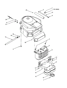 Muffler parts for Yard-Man Garden Tractor 14BU804H401 / 2002 from AppliancePartsPros.com