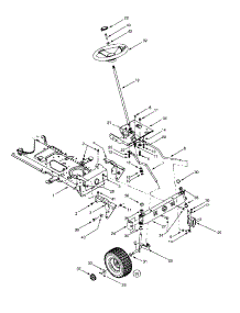 Steering Assembly parts for Yard-Man Garden Tractor 14BU804H401 / 2002 from AppliancePartsPros.com