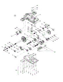 Transmission Assembly parts for Yard-Man Garden Tractor 14BU804H401 / 2002 from AppliancePartsPros.com