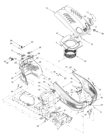 Hood, Electrical parts for Yard-Man Garden Tractor 14CU804H401 / 2003 from AppliancePartsPros.com