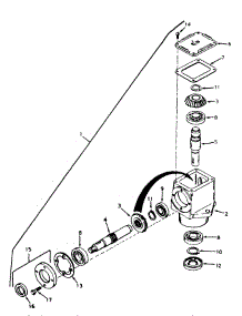 Right Angle Drive Box parts for Yard-Man Garden Tractor 190-993-401 / DECK 1996 from AppliancePartsPros.com