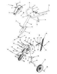 General Assembly parts for Yard-Man Tiller 21A-394-401 / 2000 from AppliancePartsPros.com