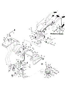 General Assembly parts for Yard-Man Tiller 21A-447-401 / 1999 from AppliancePartsPros.com