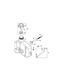 1P70c0a Fuel Tank parts for Yard-Man Chipper-Shredder & Vac 24A-02MM001 / 2010 from AppliancePartsPros.com