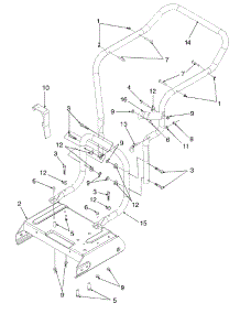 Handle Assembly parts for Yard-Man Chipper-Shredder & Vac 24A-103A401 / 1998 from AppliancePartsPros.com