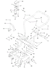 Handle Assembly parts for Yard-Man Chipper-Shredder & Vac 24A-203B401 / 1998 from AppliancePartsPros.com