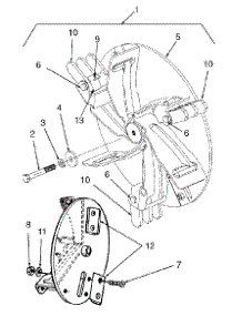 Impeller parts for Yard-Man Chipper-Shredder & Vac 24A-203B401 / 1998 from AppliancePartsPros.com